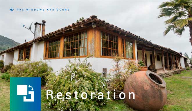 Renovating old houses: advantages of installing PVC profiles